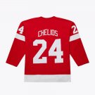Chris Chelios Detroit Red Wings Official Hockey Jersey Mitchell & Ness