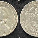 Scarce 1931 Panama Silver 1/10-Balboa-low mintage
