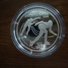 1993 S KOREA Large  Silver Proof  500 Won- Olympic Skater