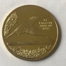 Rare 1995 Guatemala Goldplated 1 Q Collibri pattern,mntg150