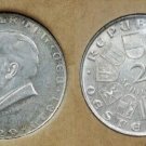 1929 Austria  Large silver 2 shillings Bilroth, Nice