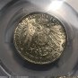 Rare 1904 Germany Bremen Silver 2 Mark PCGS MS 64-NICE
