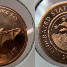 2012  Micronesia 1 cent Chuuk flying fox fruit bat