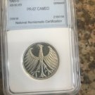 Rare 1965 G Germany Proof Silver 5 Mark, slabbed #2