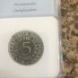 Rare 1965 G Germany Proof Silver 5 Mark, slabbed #2