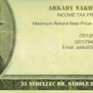 $20 off of Income Tax preparation