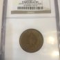 1863 John Schuh's Saloon Indian Head NGC MS 62 Civil War Token F-630BM-1a