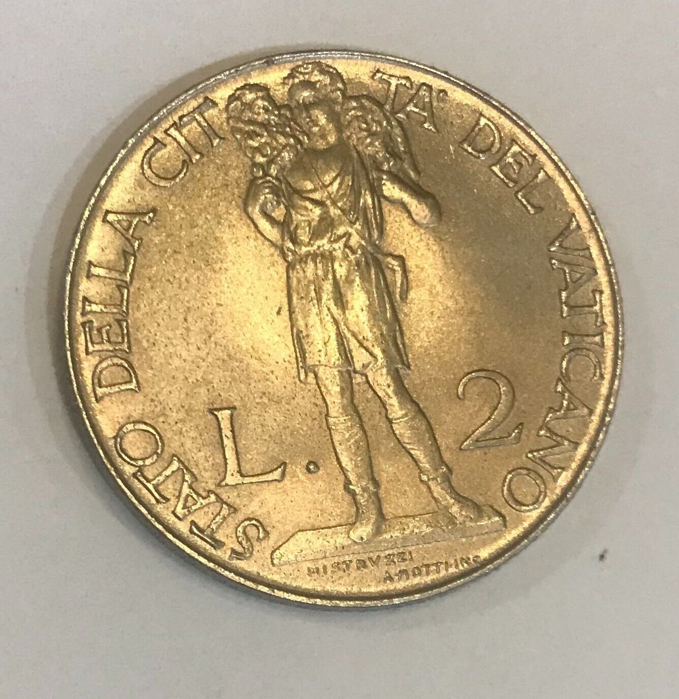 1941 Vatican 2 Lire