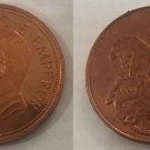 Rare 1936 Great Britain Large Copper Edward VIII Fantasy Crown St.George