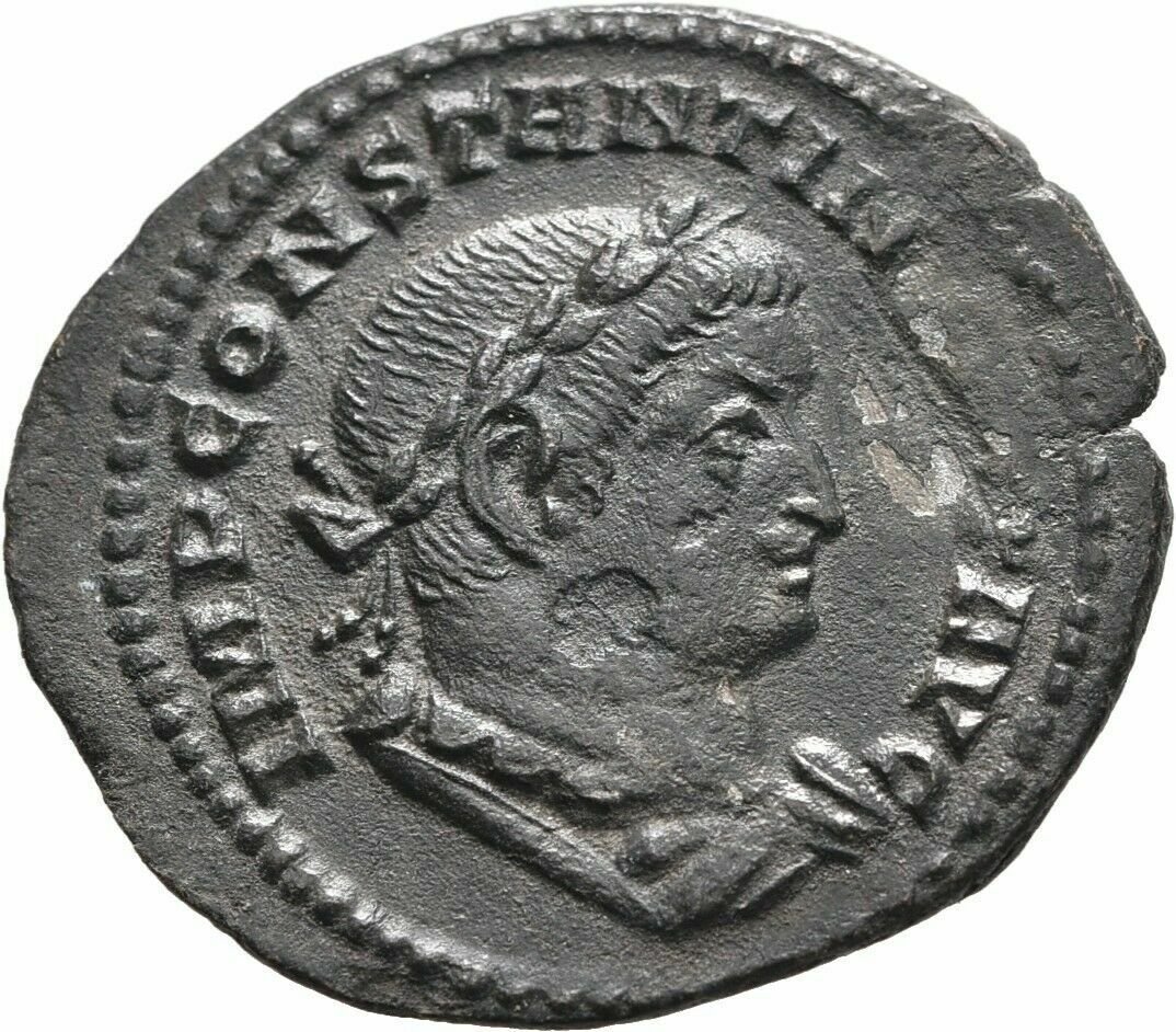 Ancient Rome AD 306-337 Constantine Great FOLLIS Sol Invictus #3