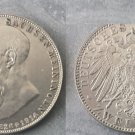Saxe-Meiningen 1915 (Germany) silver 2 Mark, NICE, Scarce