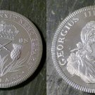 1808 Scotland Large Aluminum Fantasy Crown Pattern Thistle/George III