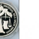 1998 Andorra Large Proof Silver 10 Diners Femida/Scales-euro