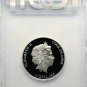 Rare 2013 Cook Is 50mm Silver color $10 Nano Space-PCGS PR DCAM 69-mintage 1000