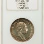 1912 Saxony (Germany) Large silver 3 Mark Proof NGC PF63