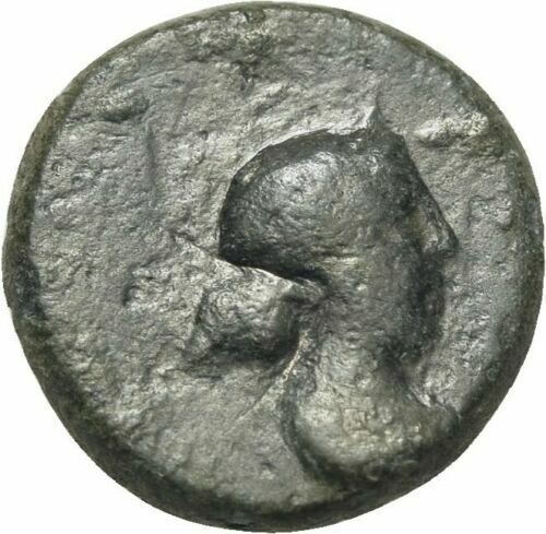 Ancient Greece 2 cent BC   head right/statue