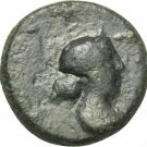 Ancient Greece 2 cent BC   head right/statue