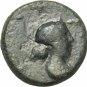 Ancient Greece 2 cent BC   head right/statue