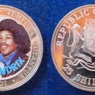 2001 Somalia Jimi Hendrix Large 25 shillings