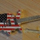 2012 Somalia color $1 Guitar-Stars and Stripes-USA map
