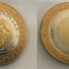 Rare 1997 Great Britain Tri-metal Trade $ Hong Kong Return to China Trial Strike