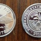 2012  Micronesia 25 Cents Yellowfin Tuna