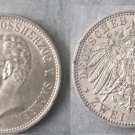 Saxe-Weimar 1898 (Germany) silver 2 Mark, NICE, Rare