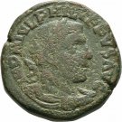 Ancient Rome MOESIA Sup.Philip 244-249 AD Viminacium,Large Æ Moesia lion/bull #5