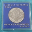 1974 Poland Proof Silver 100 ZL Republic-Copernicus- original packaging