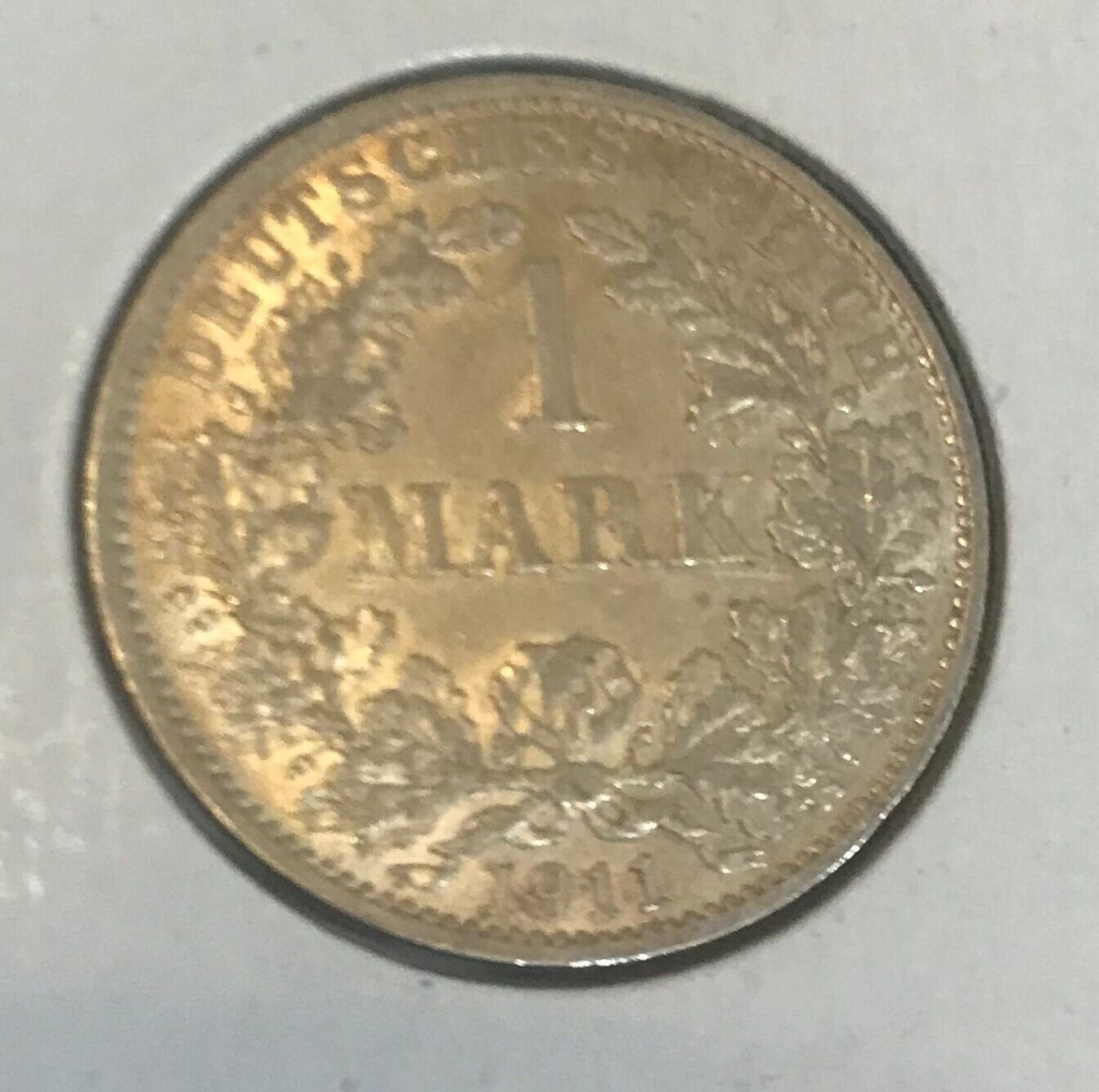 1911 A Germany Silver 1 mark