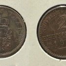 1868 B Prussia (German States) 2 Pfenning- Nice