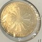1972 D Germany Large Silver 10 Marks Munchen Olympics Rays #2