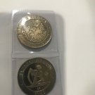 1992 N.Ireland Large 25 Ecu  Harp/Gods/Globe