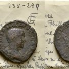 Ancient Rome 244–246 AD PHILIP II CAESAR STANDARD SCEPTRE Large SESTERTIUS AE