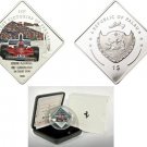 2011 Palau Large Proof color $1 Ferrari AG plt Lauda