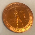 Rare 1996 Peru Lrg.Copper pattern 20 S Olympic Boxer T1