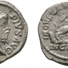 Ancient Rome Septimius Severus 202-210 AD SILVER DENARIUS  Dea Caelestis/lion