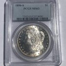 1890 S USA Morgan $ - PCGS MS 63- Brilliant white