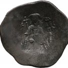 Ancient Byzantine 1185-1195 ISAAC ANGELUS VIRGIN CONSTANTINOPLE TRACHY #3