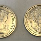 1965 French Somalia 1 franc- Nike/Antelope