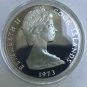 1973 Cook Is Large Silver Proof $2- 20 Anniversary Coronation-Original Box #2