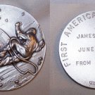 1970's Italy Vintage NASA Large First American Space walk/White/Gemini 4 Medal