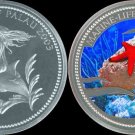 2003 Palau Large Color $1 Star Fish/Bare-breasted Mermaid/Dolphin