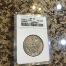 1928 A Germany 3 Mark Naumburg-ANACS MS63