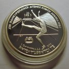 1982 Greece Silver Proof 100 drachma-1896 Olympics High Jumper