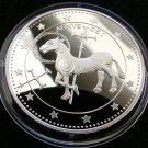 1995 Andorra Large Proof Silver 10 Diners Agnus Dei