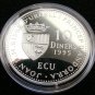 1995 Andorra Large Proof Silver 10 Diners Agnus Dei