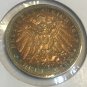1913 Saxony (Germany) Large silver 3 Mark Battle of Leipzig-Napoleon-Rare Proof