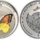 2008 Palau Large Color Prism  $1  Orange Butterfly