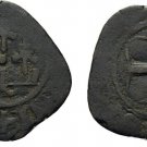 1266 -1285 Sicily Messina (Italy) Denar Karl Anjou Crusaders-Lilies/Cross